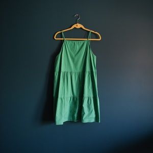 ASOS green skater mini dress